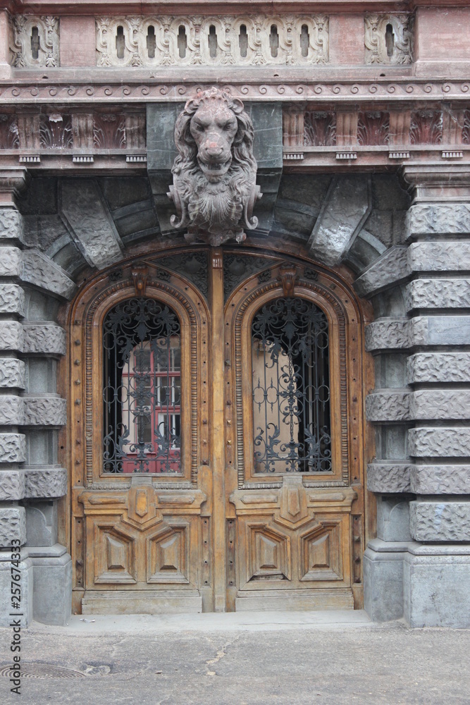 Front door of the old house.