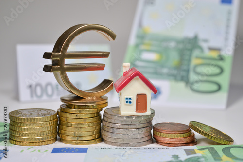 Foto euro monnaie argent change europe BCE immobilier
