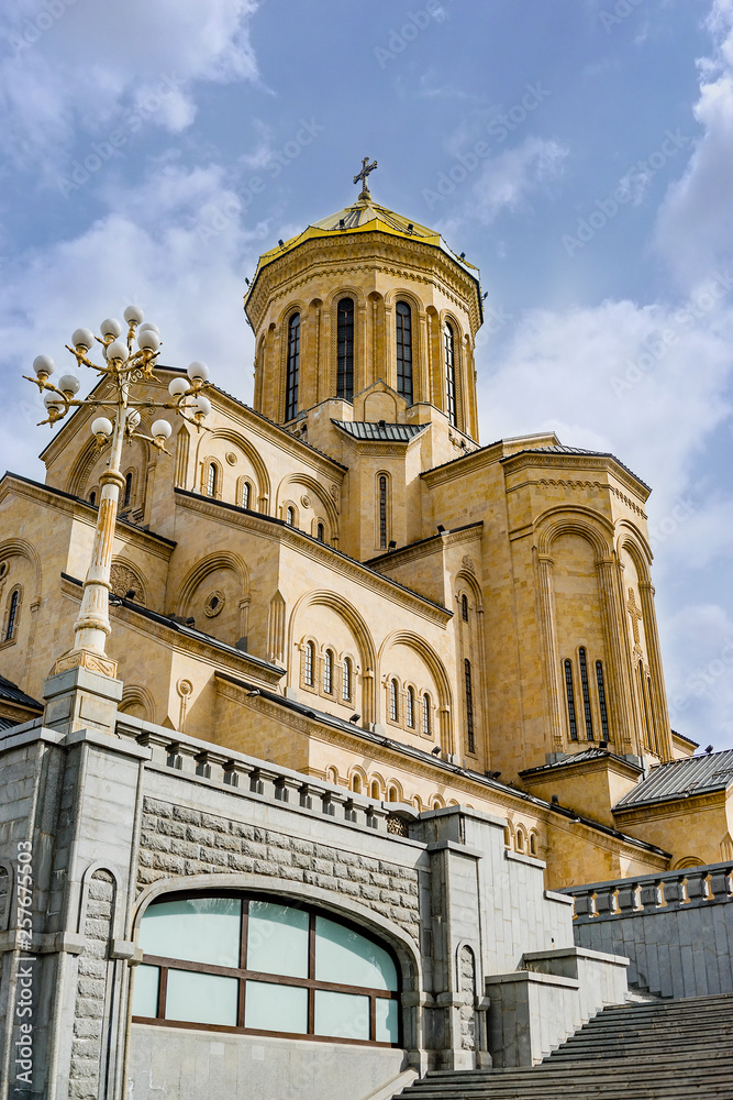 Holy Trinity Cathedral (tsminda Sameba) is the main temple of Georgia.
