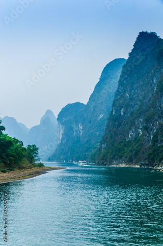 Landscape with river and mountains    © carl