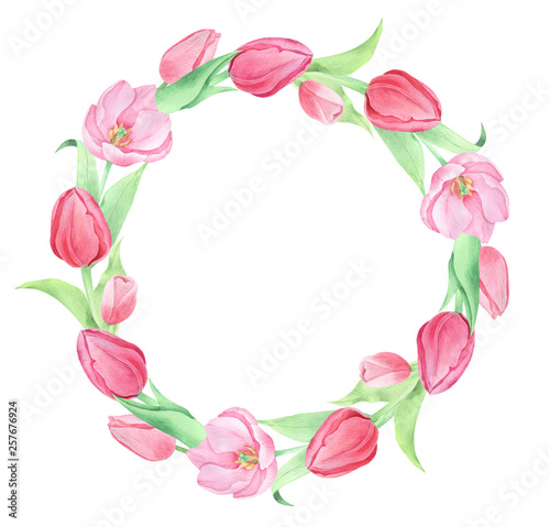 Wallpaper Mural Watercolor  spring  flowers  Torontodigital.ca