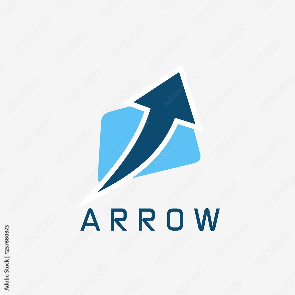 Obraz premium Modern Arrow Logo Template