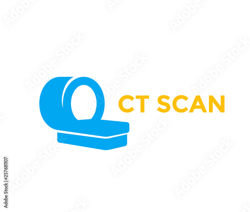 CT scan vector icon