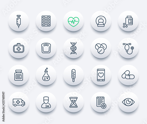 medicine, hospital, healthcare icons