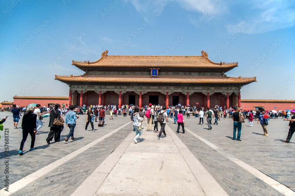 Beijing - April 25, 2015. Tian'anmen, Palace Museum, Beijing, China. Beijing, China. Beijing - April 25, 2015. Tian'anmen, Palace Museum, Beijing, China. Beijing, China.
