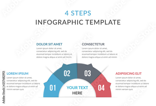 Circle Infographics - Four Elements