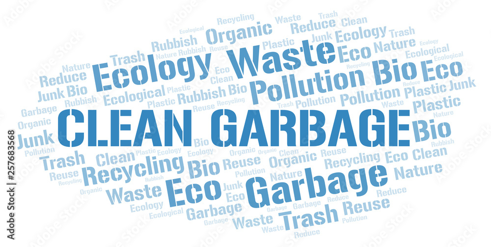 Clean Garbage word cloud. Clean Garbage word cloud.