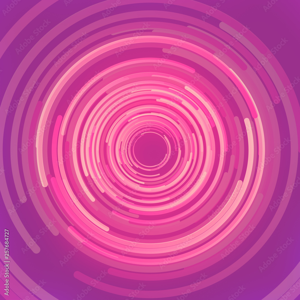 Abstract 3d rendering composition of pink colored circles. Computer generated geometric pattern Abstract 3d rendering composition of pink colored circles. Computer generated geometric pattern