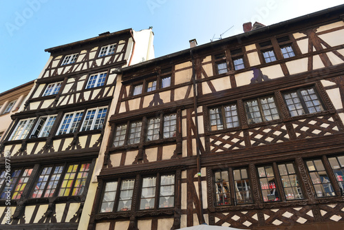 Fachwerkarchitektur in Petite France, Straßburg