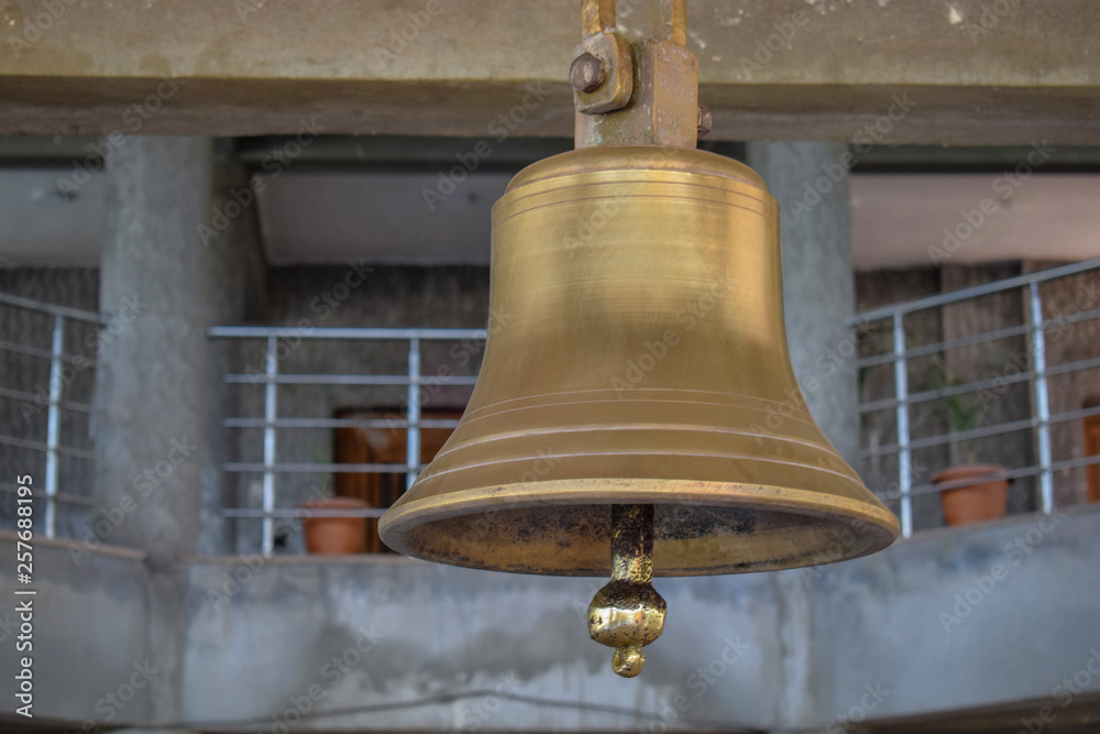 ancient epic copper bell hanging in the temple ancient epic copper bell hanging in the temple