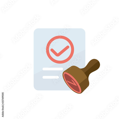 approval / consent / qualified icon 