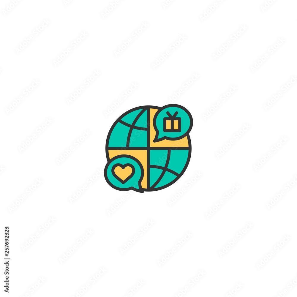 Internet icon design. Marketing icon vector design