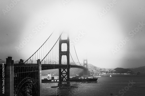 Golden Gate Bridge B/W
