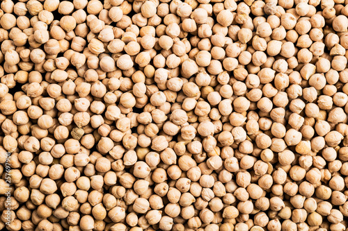 background of raw chickpeas to use as a poster in markets or magazines