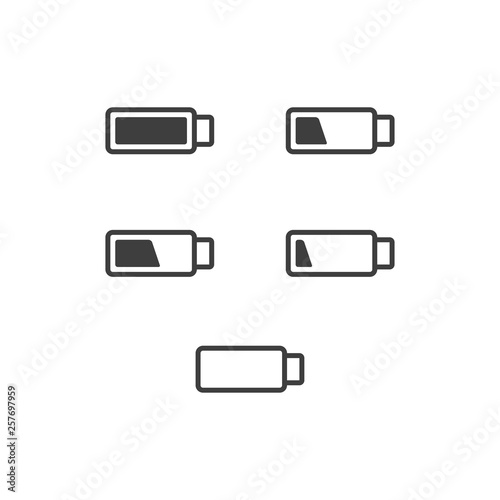Power energy battery  icon