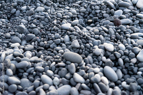 Beach pebbles and sand 