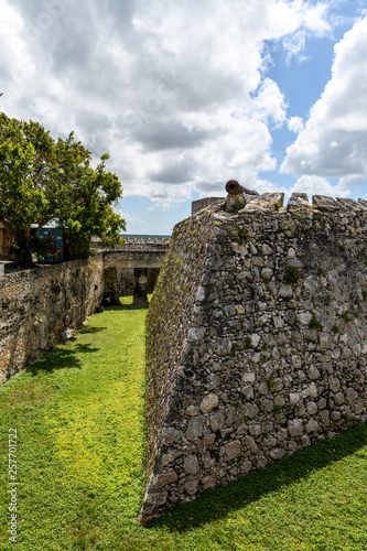 Fort San Felipe in Bacalar, Quintana Roo, Mexico