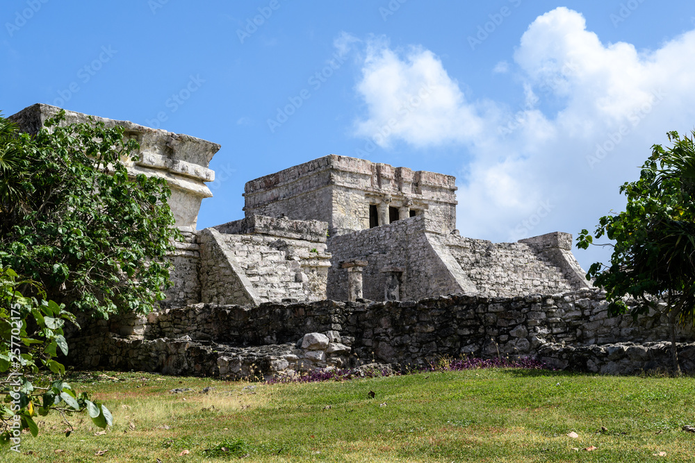 El Castillo at Tulum archaeological site in Quintana Roo, Mexico