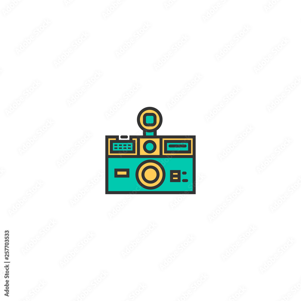Photo Camera icon design. Photography and video icon vector design Photo Camera icon design. Photography and video icon vector design