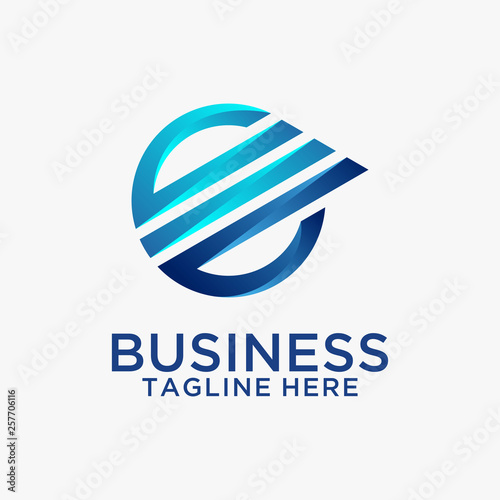 Global business logo design