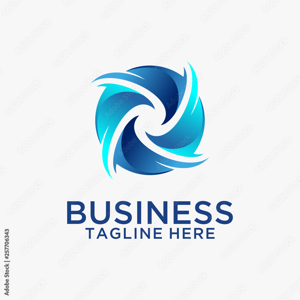 Whirl business logo design Whirl business logo design