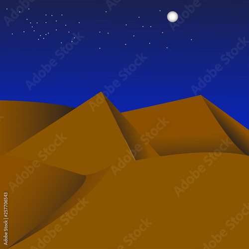 desert night atmosphere
