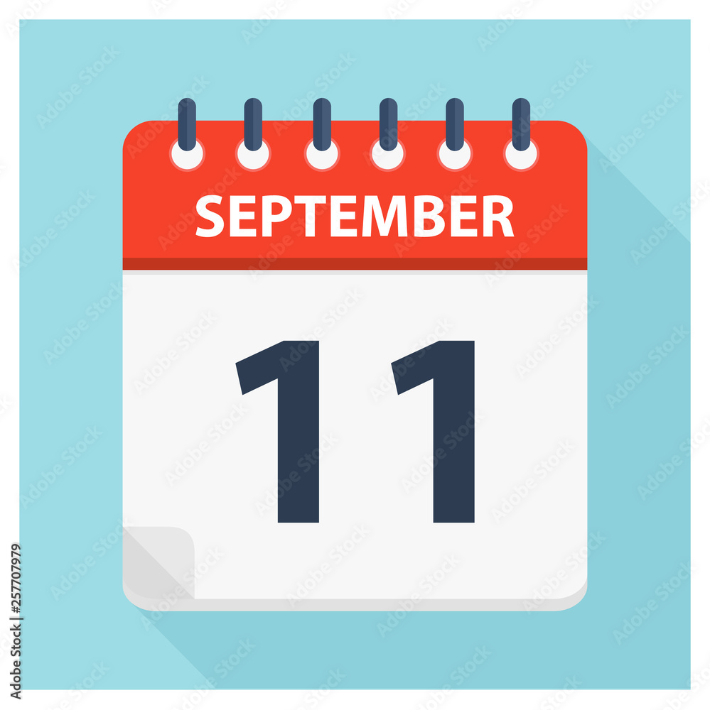 September 11 - Calendar Icon - Calendar design template September 11 - Calendar Icon - Calendar design template
