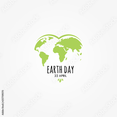 Earth Day Celebrate Vector Design Template