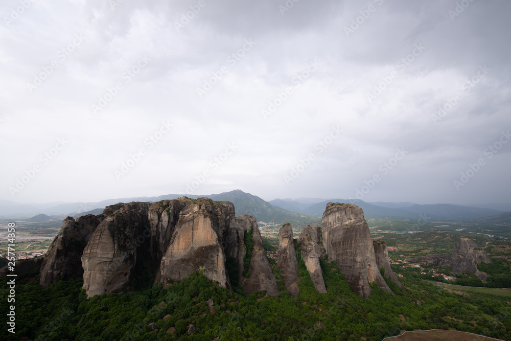 Meteora Landscapes and monasteries, Greece