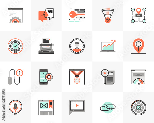Web Optimization Futuro Next Icons Pack