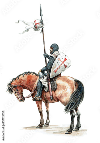 Papier peint Medieval mounted knight