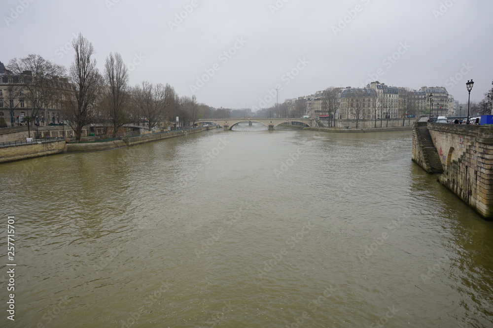 Naklejka premium Seine Paris