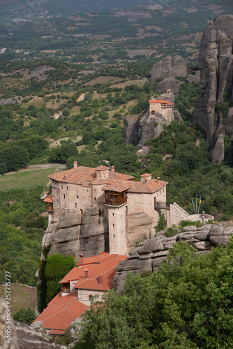 Meteora Landscapes and monasteries, Greece