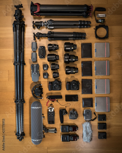 Photography and film making gear