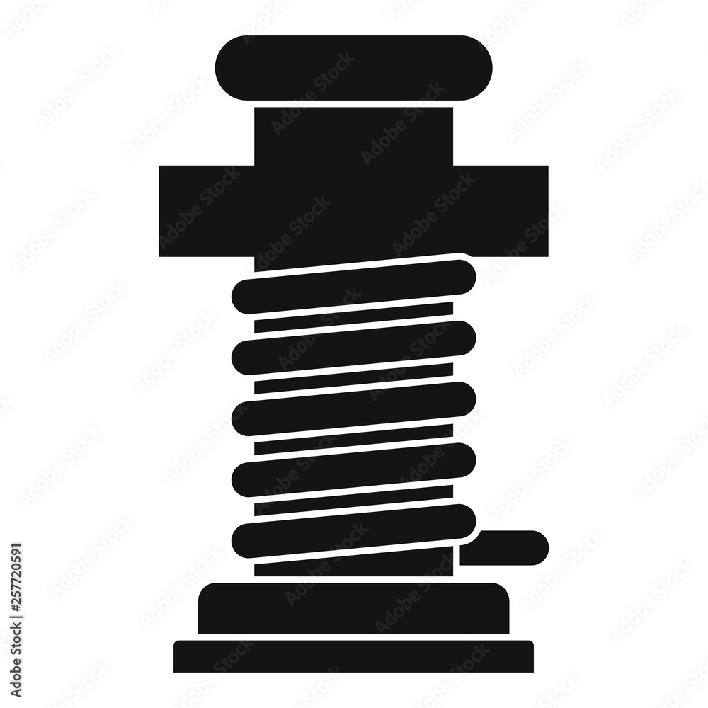 Port ship pillar icon. Simple illustration of port ship pillar vector icon for web design isolated on white background