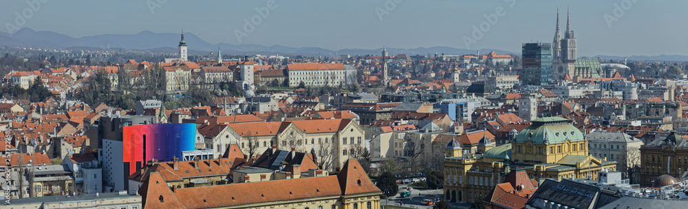 Panorama of Zagreb Upper Town
