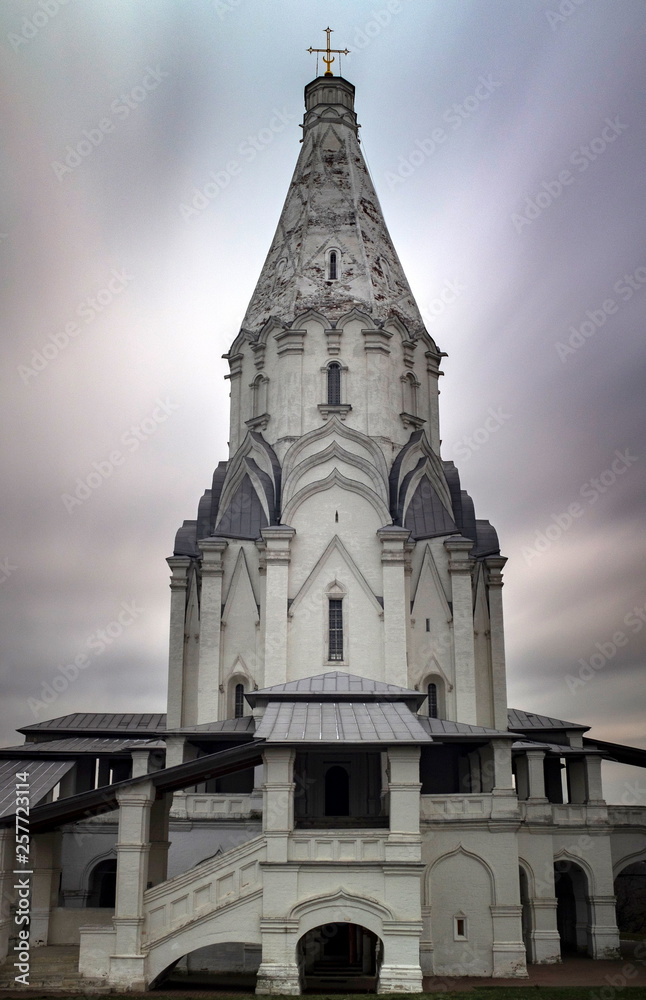 Famous russian church in Moscow, Russia Kolomenskoe