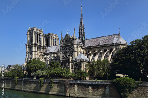 Notre Dame cathedral in Paris, France