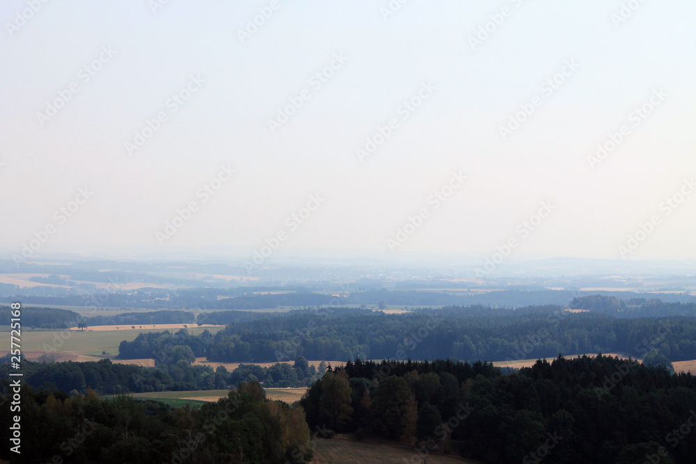 Valley view Lipnice nad Sazavou Czech Republic	