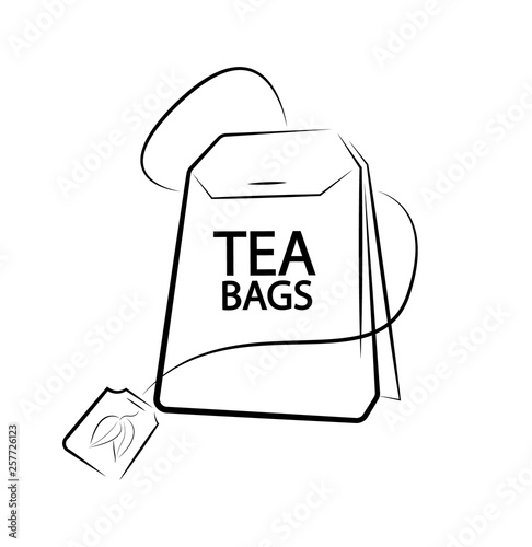 Tea bag icon.