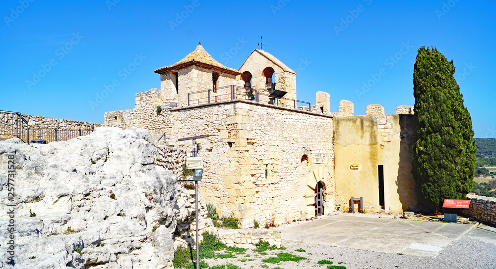 Castillo de la Santa Creu en Calafell, El Vendrell, Tarragona, Catalunya, España