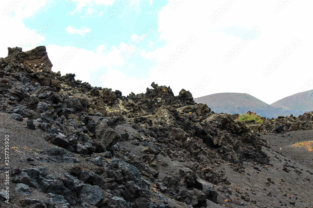 Volcanos on Lanzarotte Volcanos on Lanzarotte