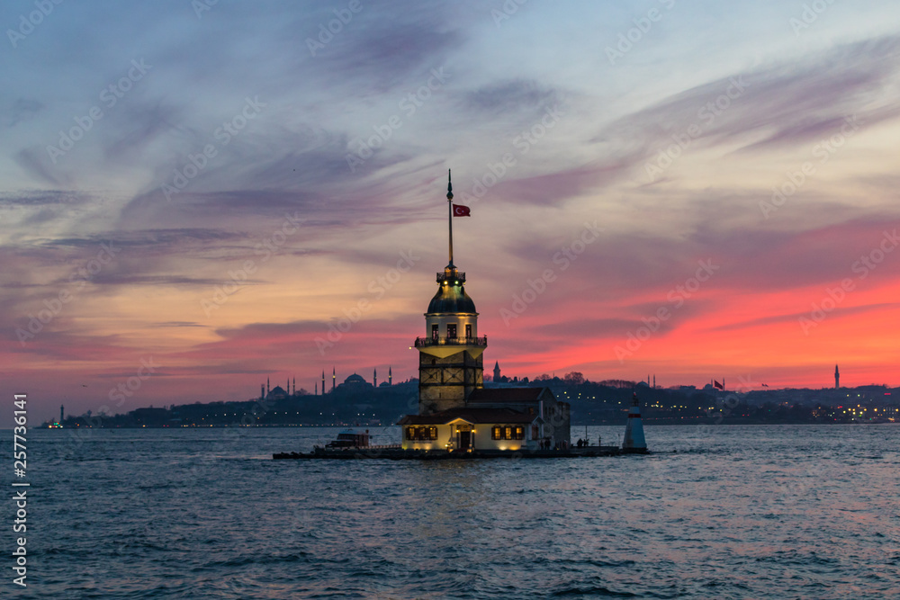 maiden's tower in Istanbul