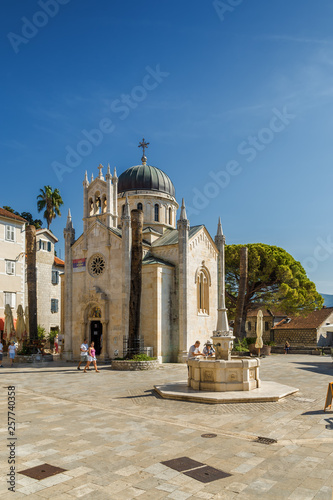 Sunny view of Herceg Novi, Montenegro.