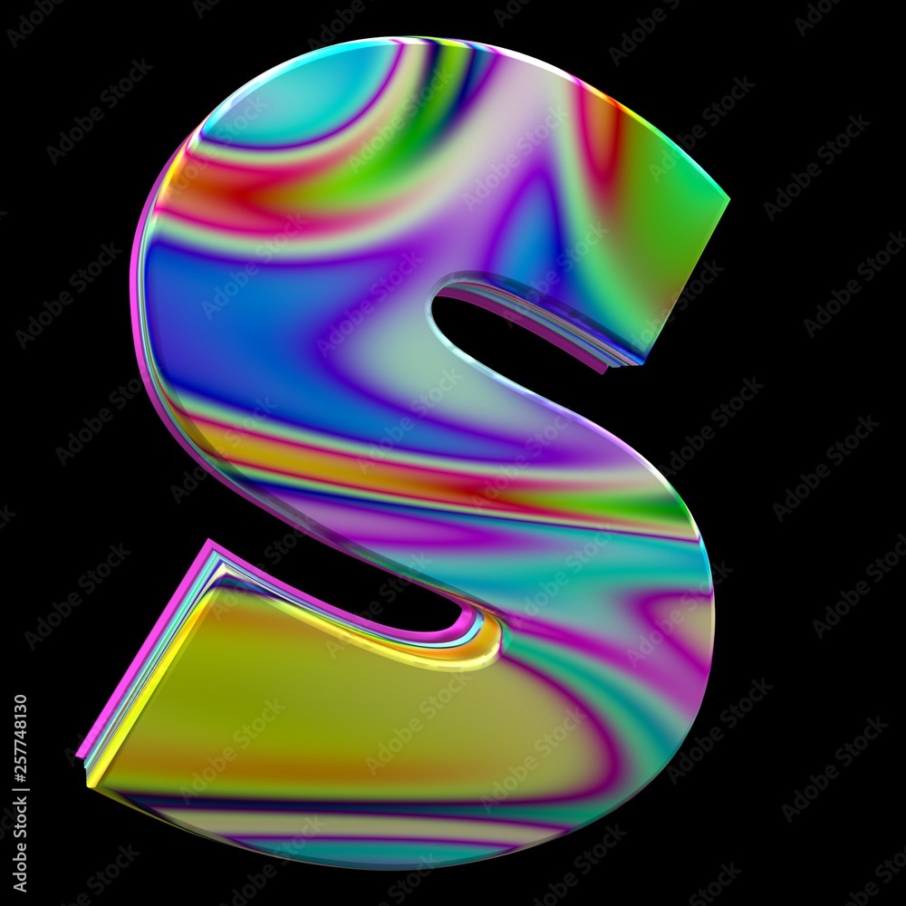 Colorful Circus Alphabet S