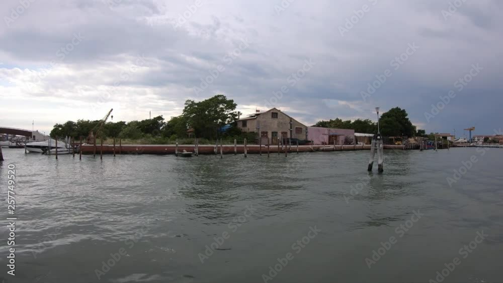 4K. Pier in the city of Venice, Italy. Views from the Venetian lagoon. There are boats moored in the port. 4K. Pier in the city of Venice, Italy. Views from the Venetian lagoon. There are boats moored in the port.