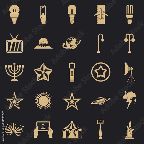 Blaze icons set. Simple set of 25 blaze vector icons for web for any design