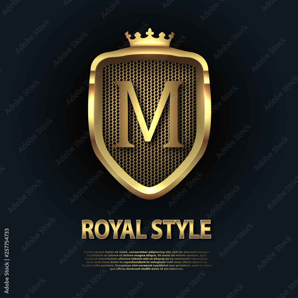 Initial MM logo shield crown style, luxury elegant monogram logo design  7934260 Vector Art at Vecteezy