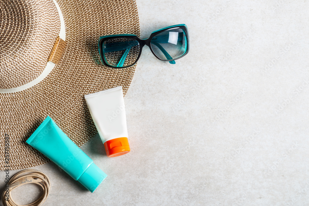 Spring and summer protection against the Sun, sunscreen products Spring and summer protection against the Sun, sunscreen products