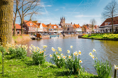 Historic town of Sluis, Zeelandic Flanders region, Netherlands photo